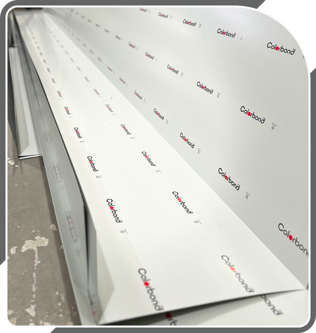 Colorbond box gutter